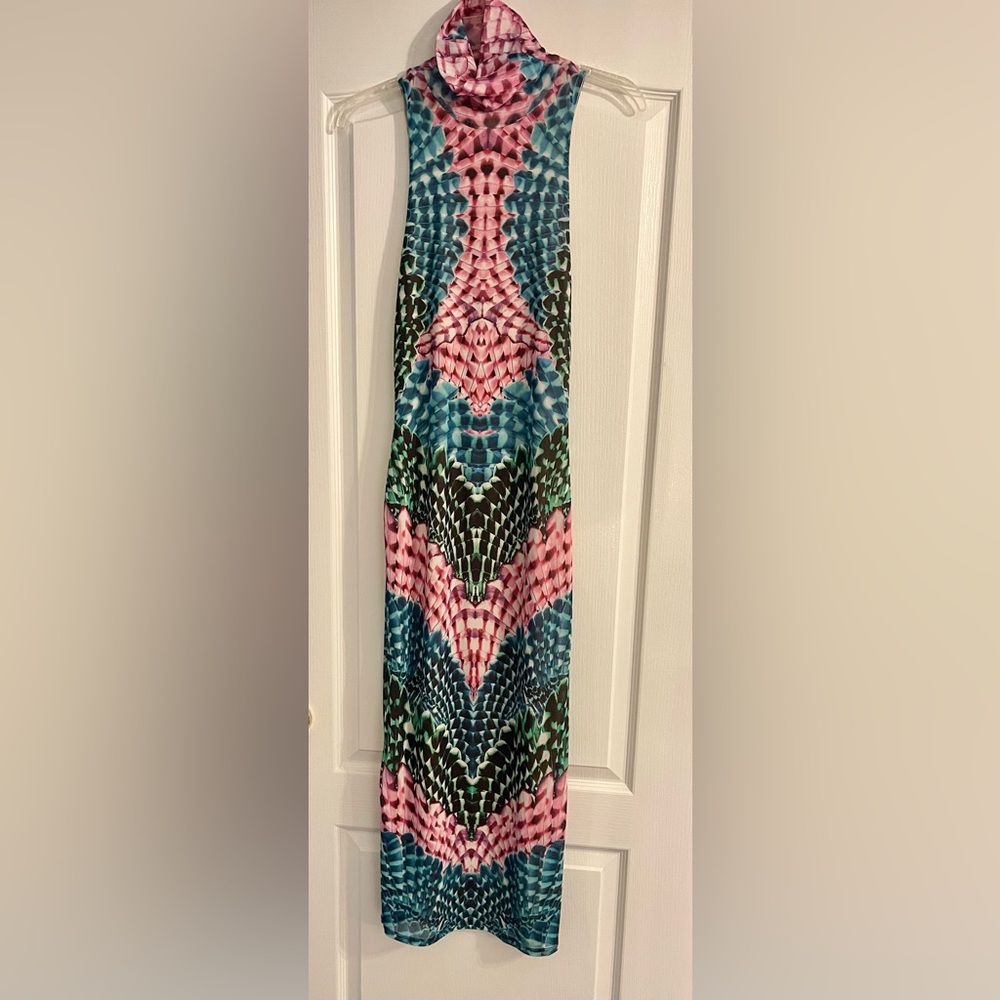 AFRM Floral Pink and Blue Dress
